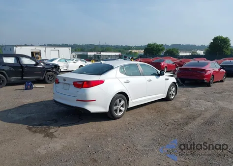2015 Kia Optima Lx из США, поврежденный, VIN 5XXGM4A75FG366601